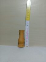 Vază decorativă din lemn natural – strunjită manual 6 cm înălțime - imagine 2