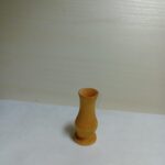 Vază decorativă din lemn natural – strunjită manual 6 cm înălțime