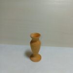 Vază din lemn natural – strunjită manual finisată cu ceară de albine - 6 cm