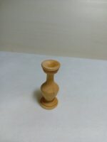 Vază din lemn natural – lucrată manual și finisată cu ceară de albine - 6 cm