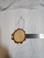 Set ornamente universale din rondele dintr-un lemn rar - imagine 5